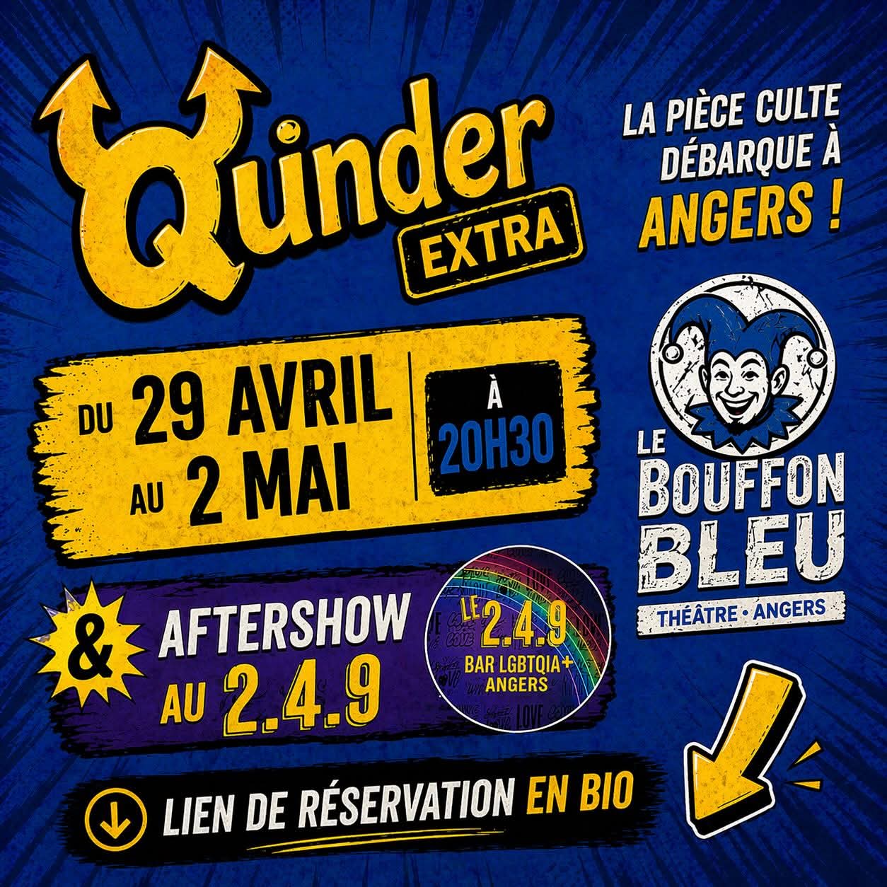 After show Quinder extra