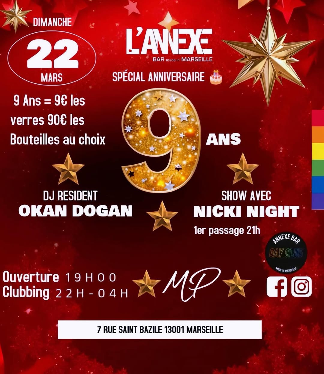 Anniversaire Annexe - 9 ans