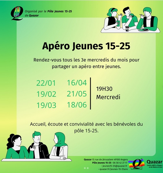 Agenda Apéro jeunes