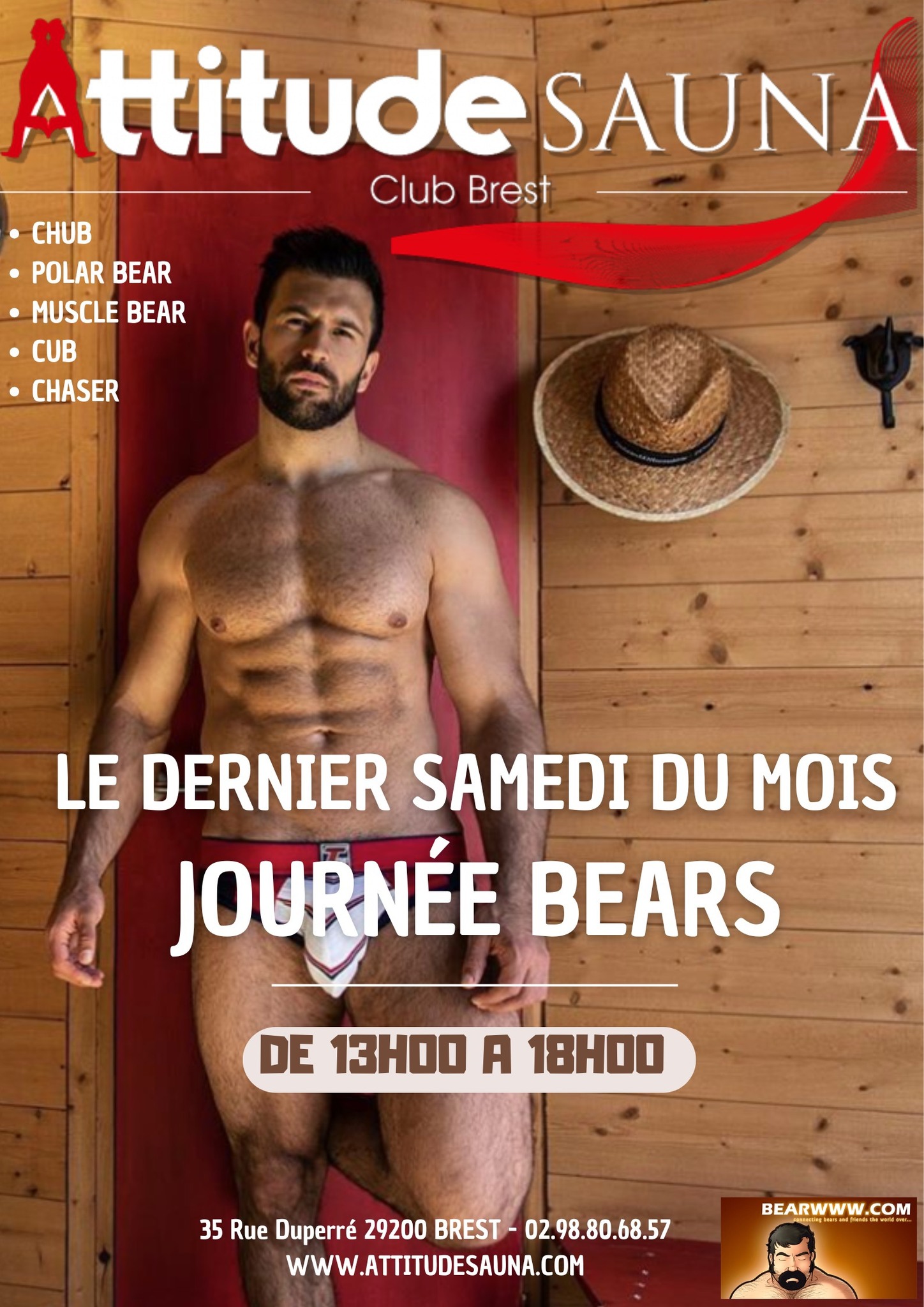 Après-midi bears puis toutes tendances à partir de 18h • Agenda