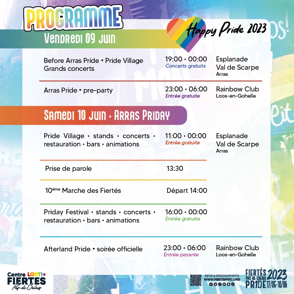 Arras Pride pré party