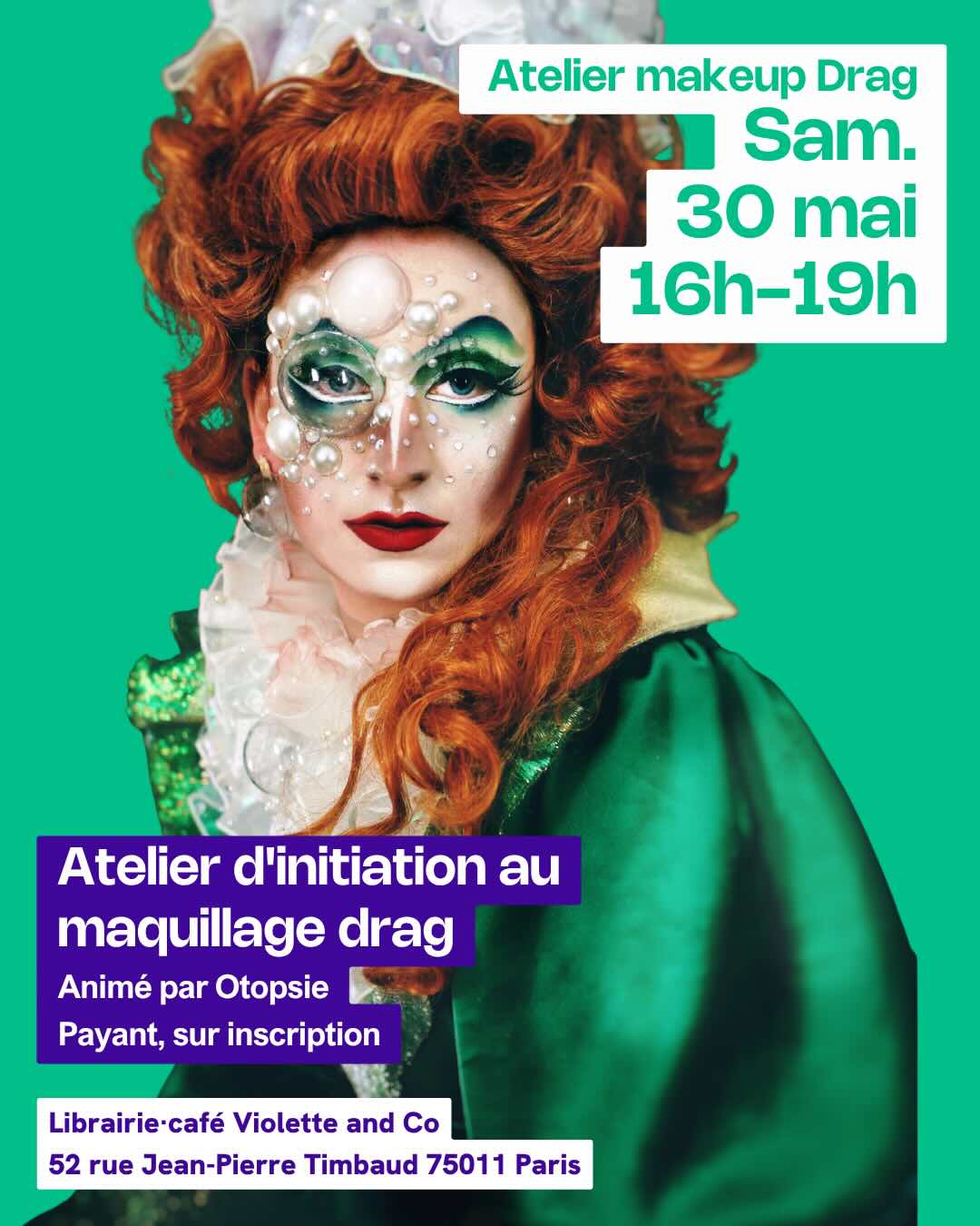 Atelier d'initiation au maquillage drag