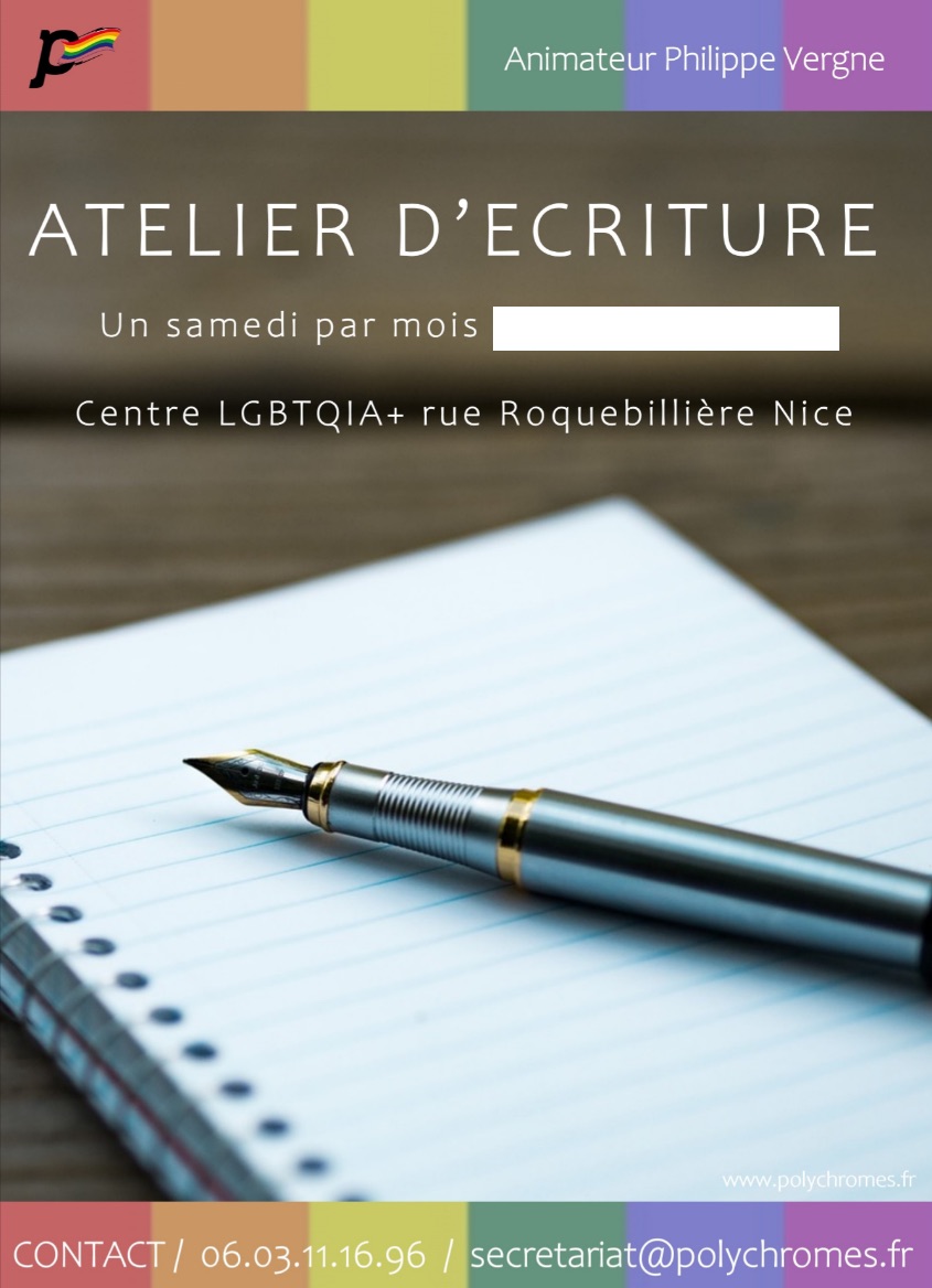 Agenda Atelier d'écriture