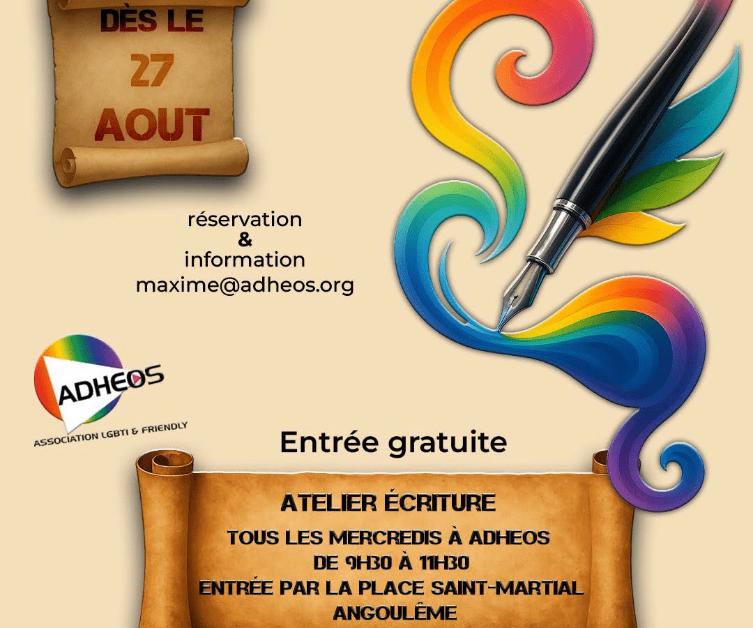 Atelier écriture • Agenda