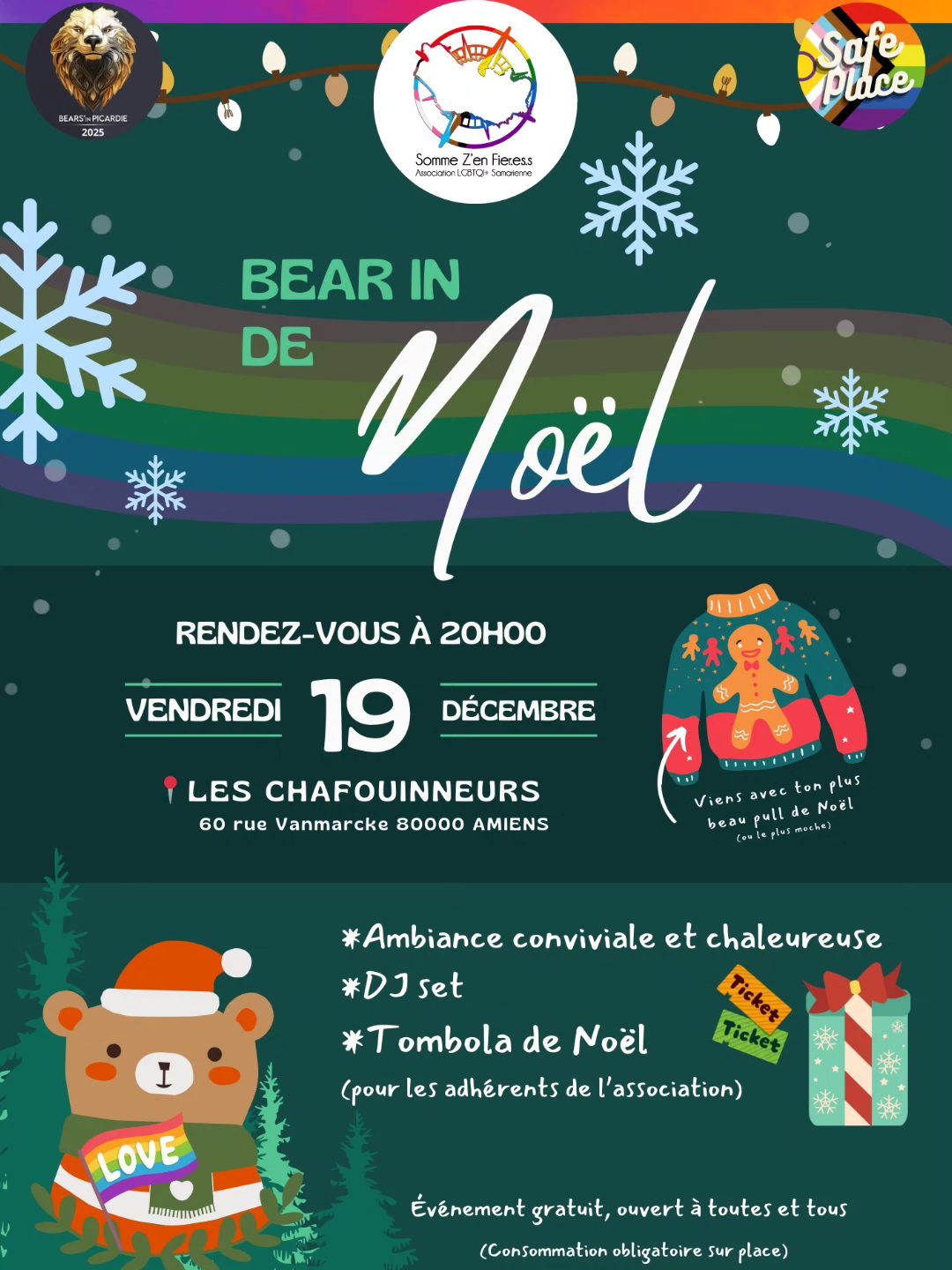 Bear in de Noël