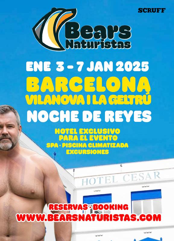 Agenda Bears Naturistas Barcelone