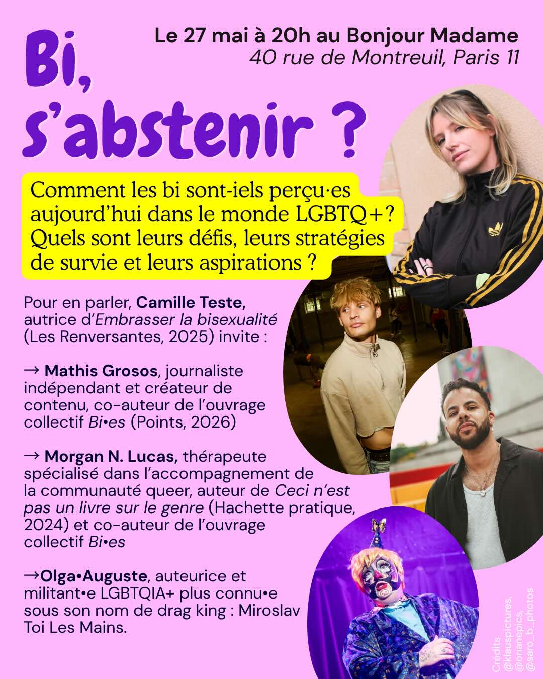 Bi, s'abstenir ?