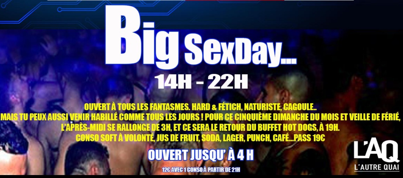 Agenda Big sex day