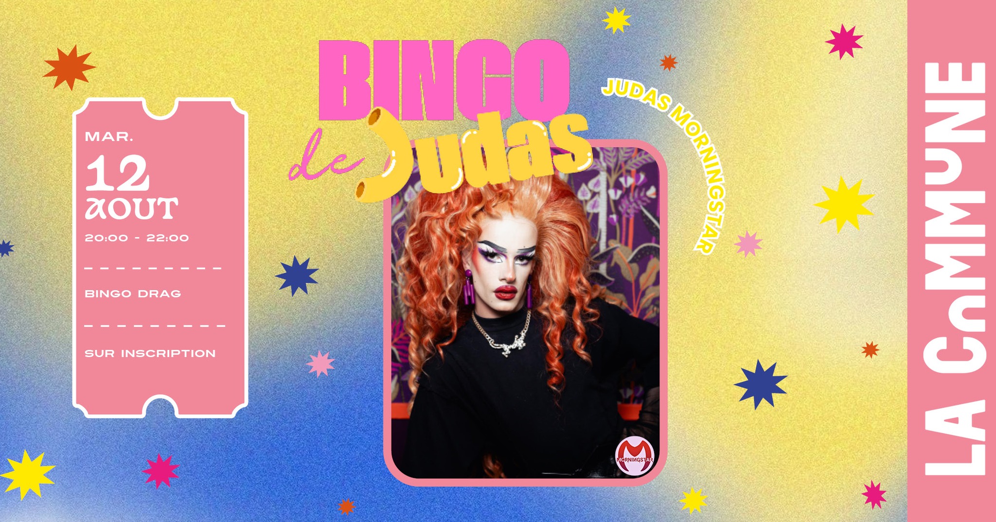 Bingo drag • Agenda