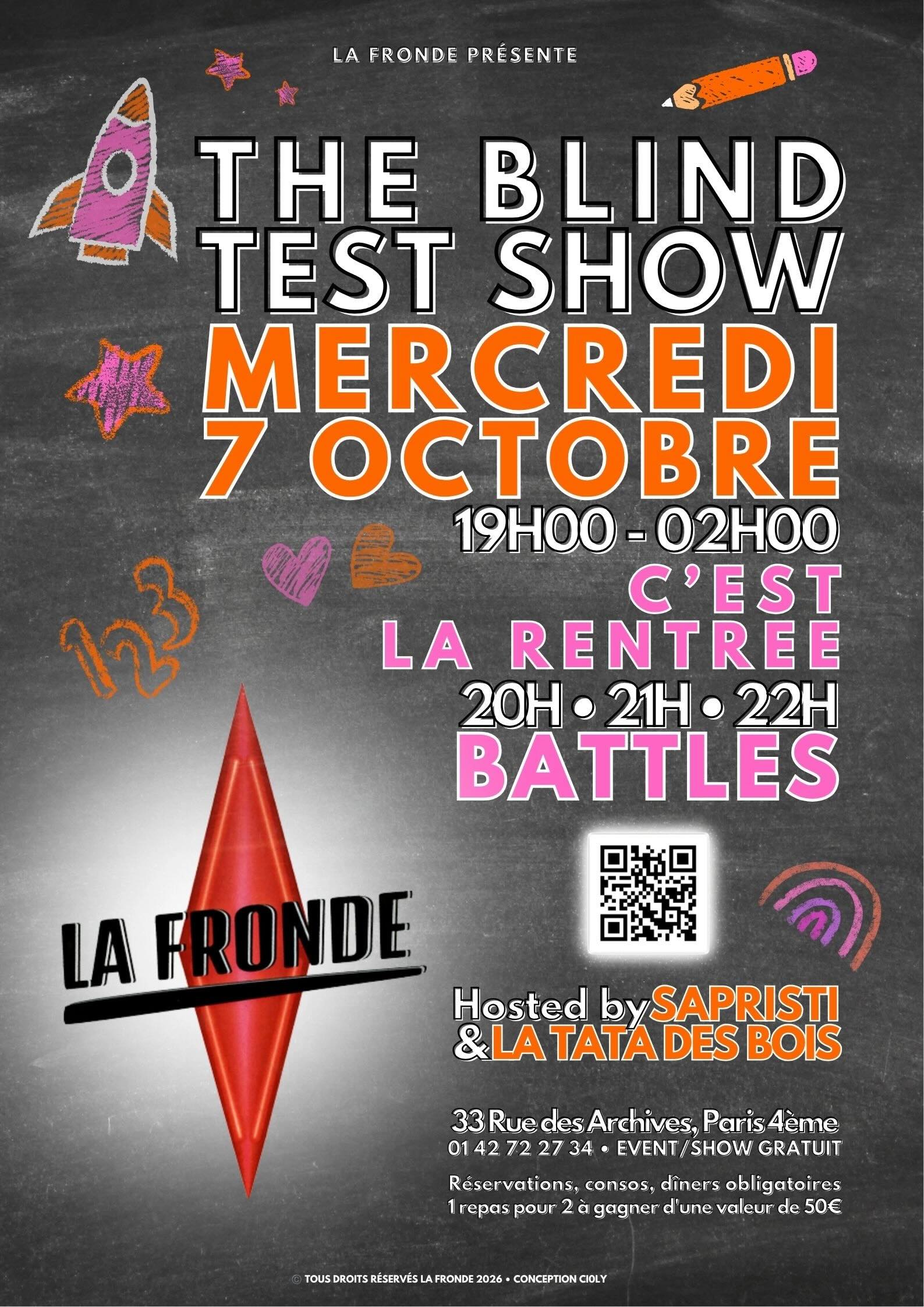 Blind test show