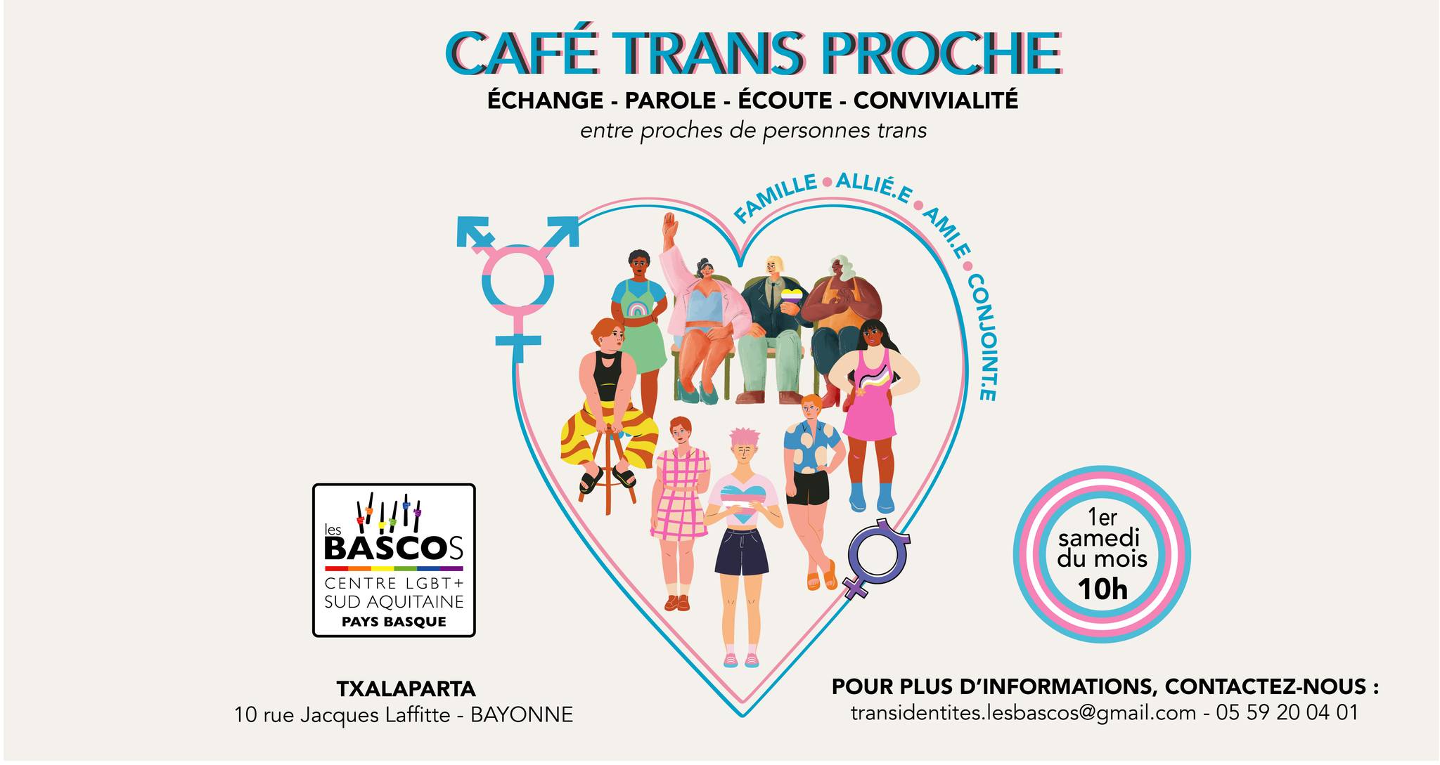 Café trans-proches • Agenda