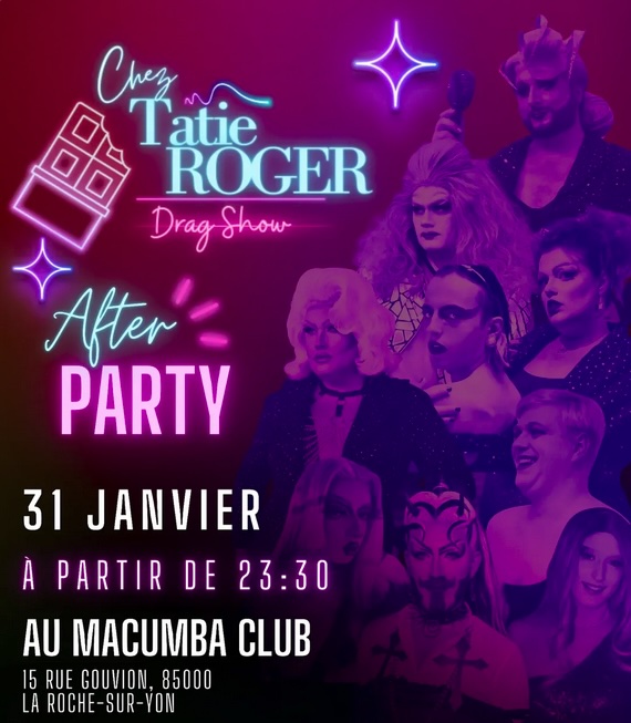 Chez Tatie Roger drag show after party