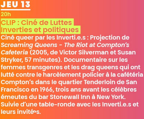 Ciné de Luttes Inverties et Politiques (CLIP)