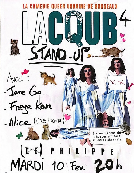 Comédie Queer Urbaine de Bordeaux Quatre