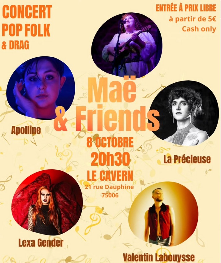 Concert pop folk & drag
