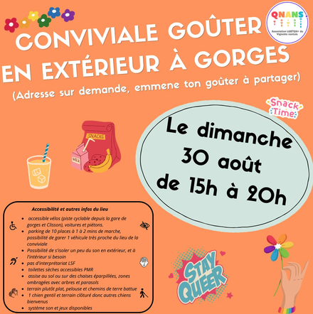 Conviviale goûter