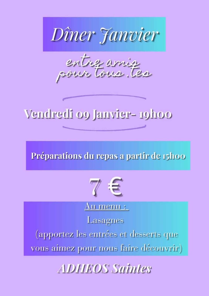 Dîner pour tous.tes