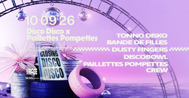 Disco Disco x Paillettes Pompettes