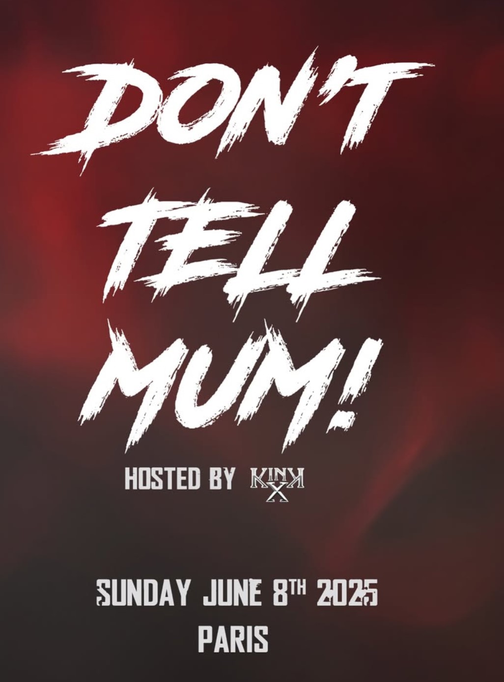 Don't tell mum! • Agenda