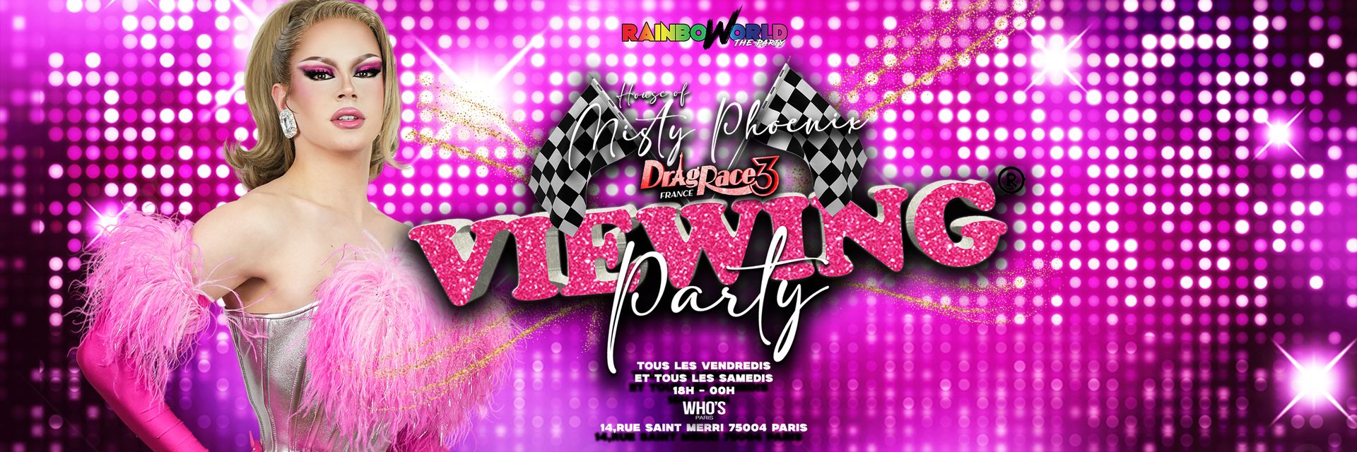 Drag Race France 3 viewing party