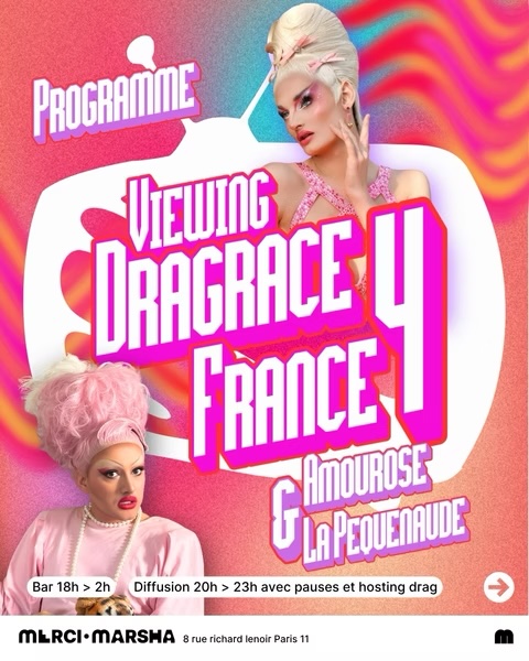 Drag Race France 4 viewing party