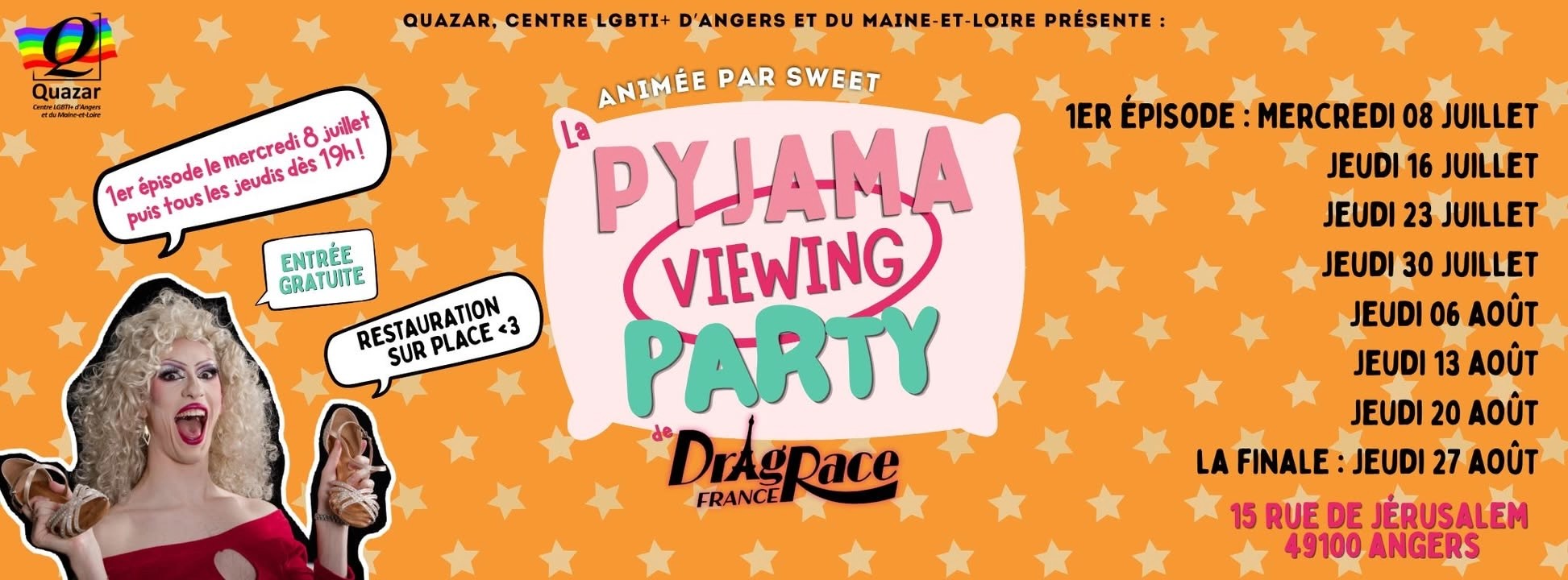 Drag Race France 4 viewing party