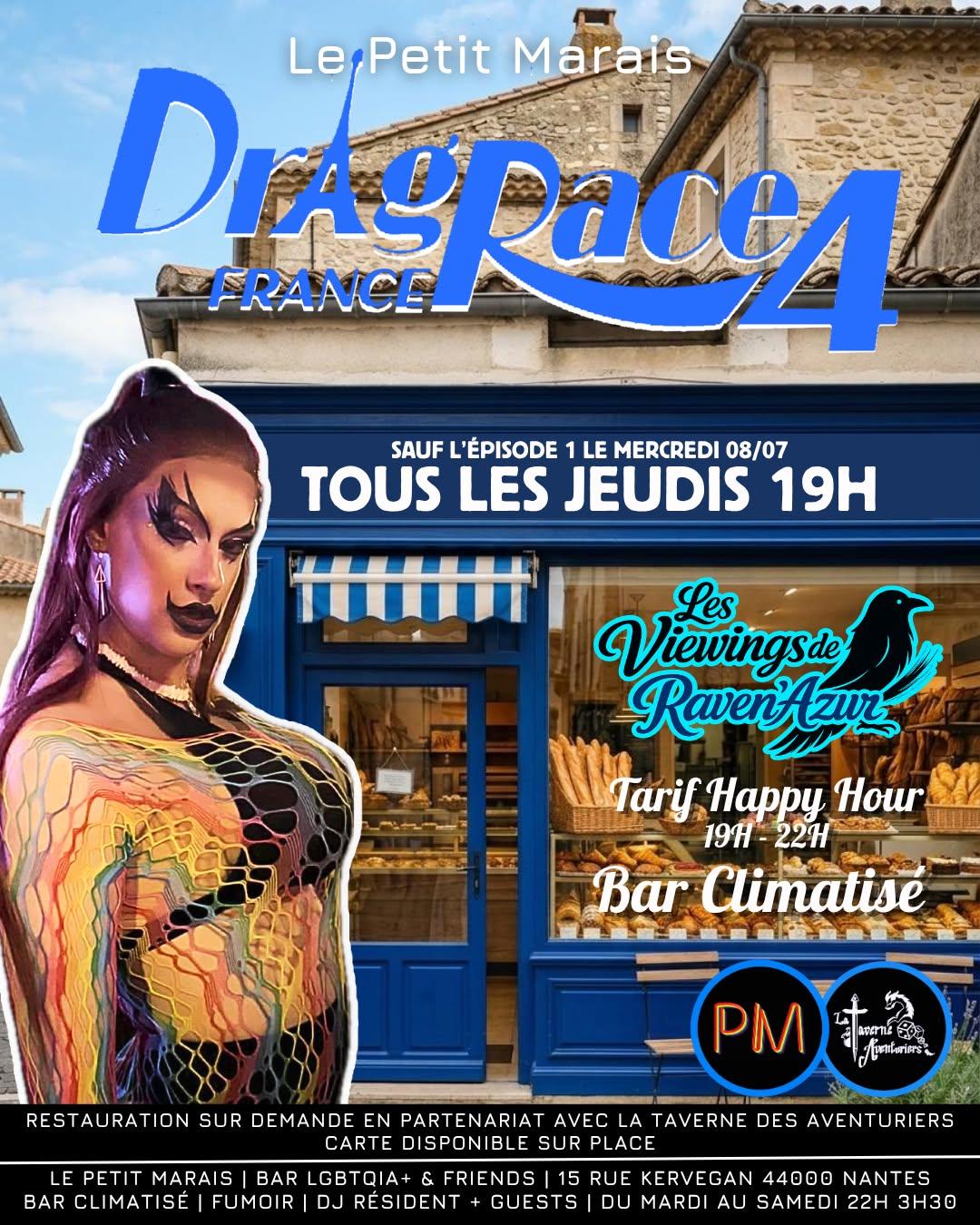 Drag Race France 4 viewing party