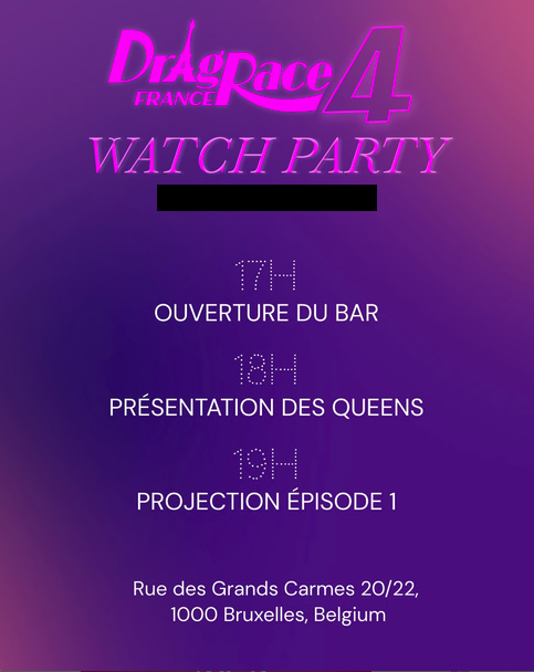 Drag Race France 4 watch party