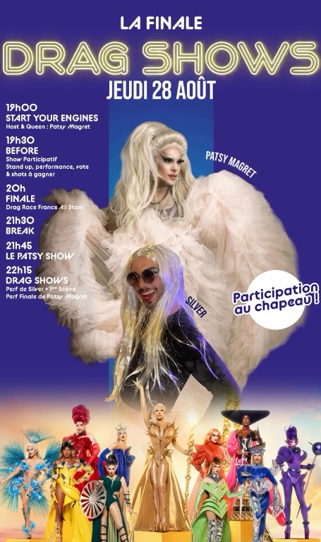 Finale drag shows • Agenda