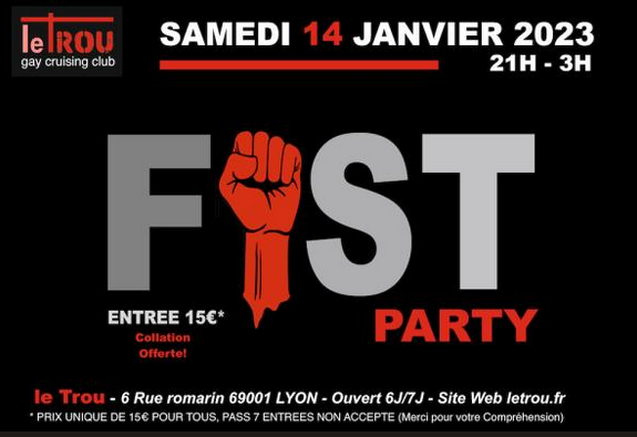 Fist party • Agenda