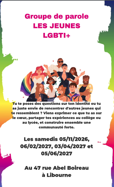 Groupe de parole jeunes LGBTI+