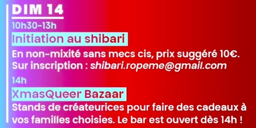 Initiation au shibari