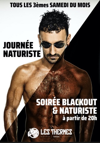 Agenda Journée naturiste - soirée black out & naturiste