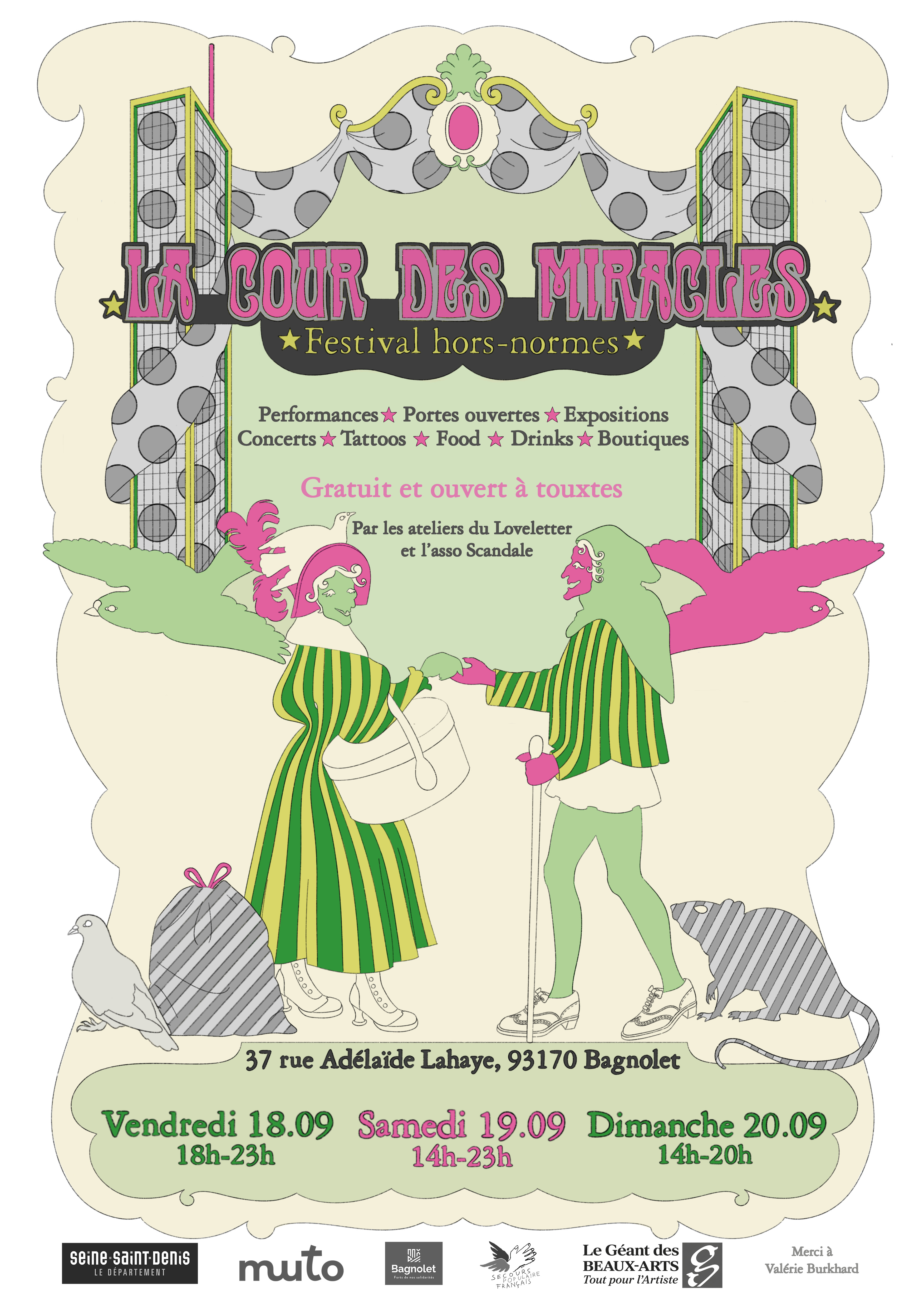 La Cour des Miracles, festival hors-normes