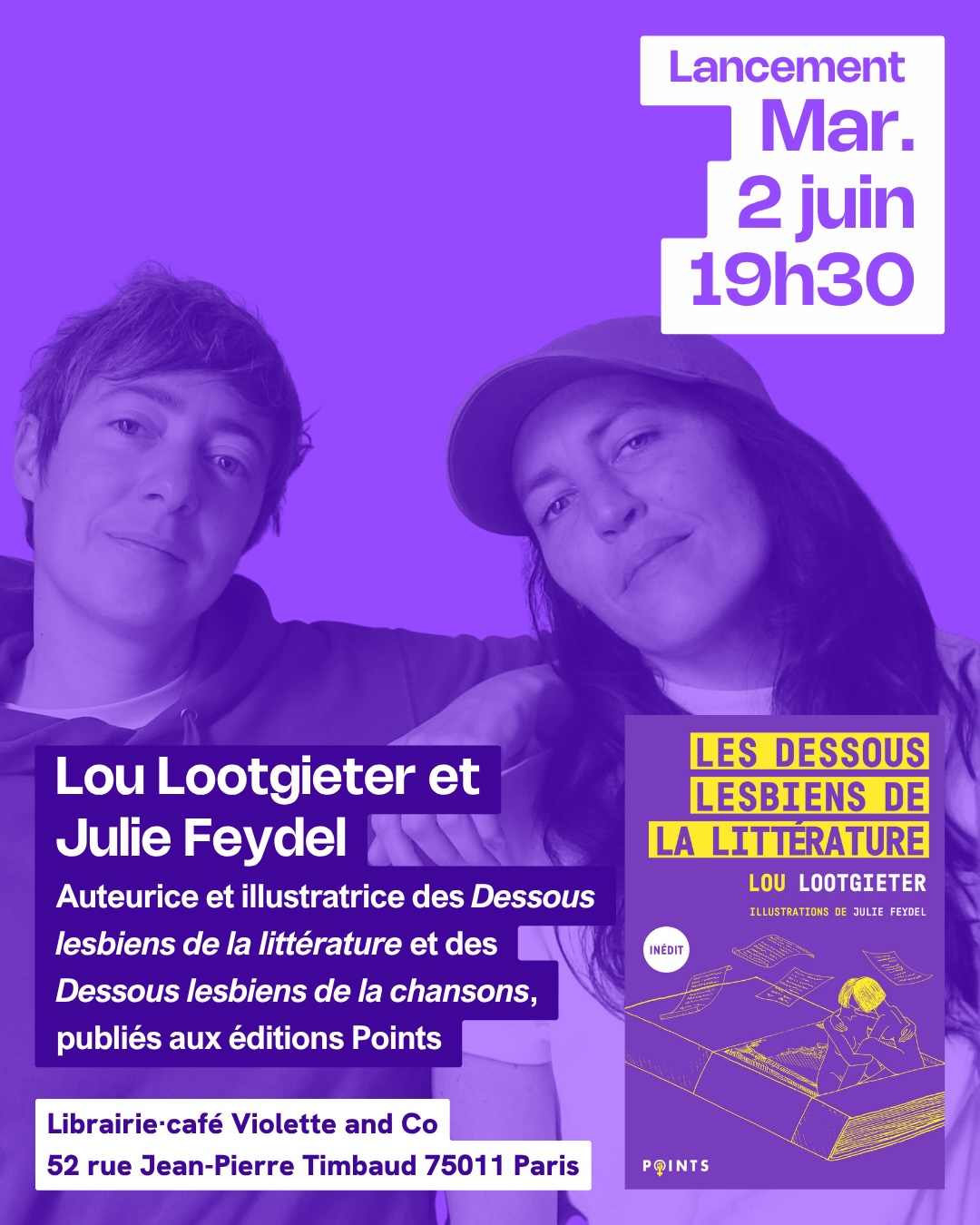 Les dessous lesbiens de la littérature de Lou Lootgieter