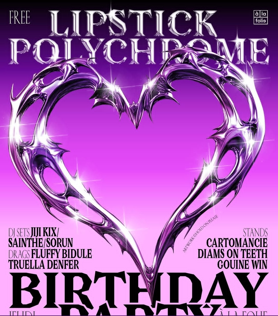 Lipstick Polychrome Birthday Party