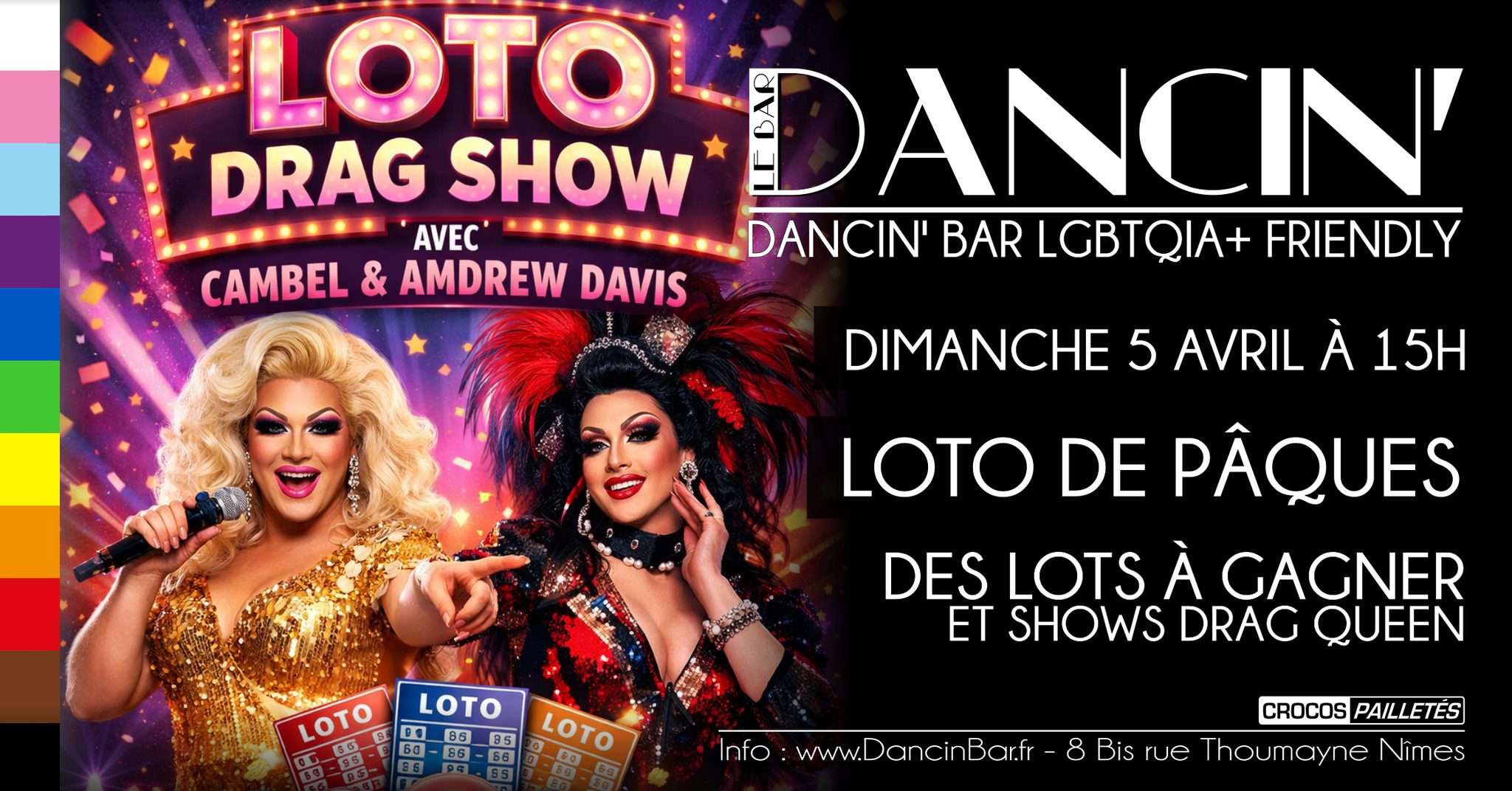 Loto drag show de Pâques