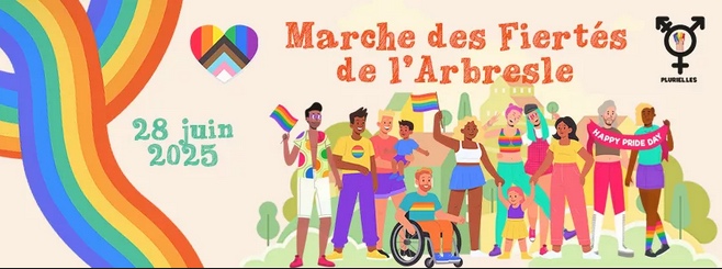 Marche des Fiertés L'Arbresle 2025 • Agenda