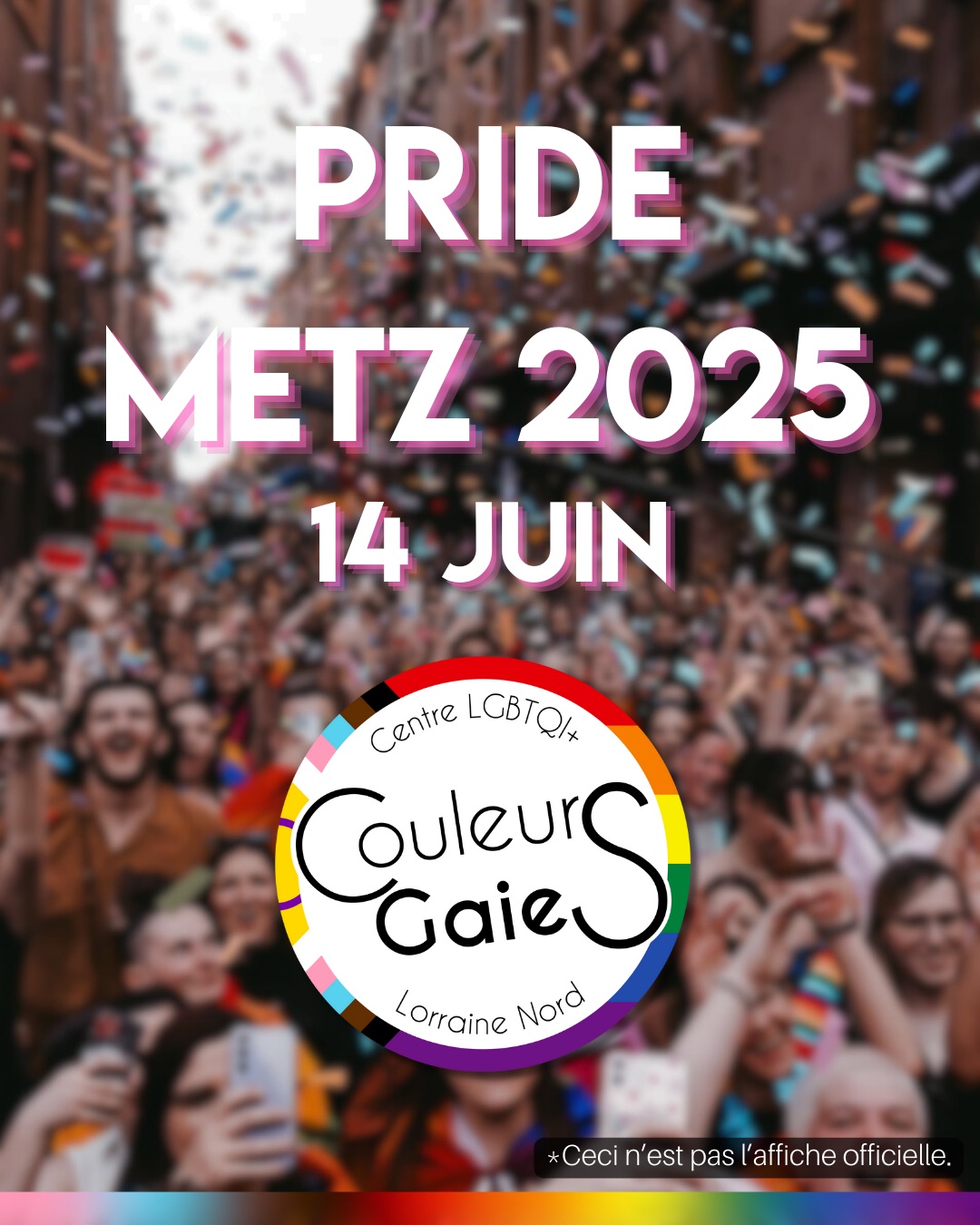 Marche des Fiertés Metz 2025 • Agenda