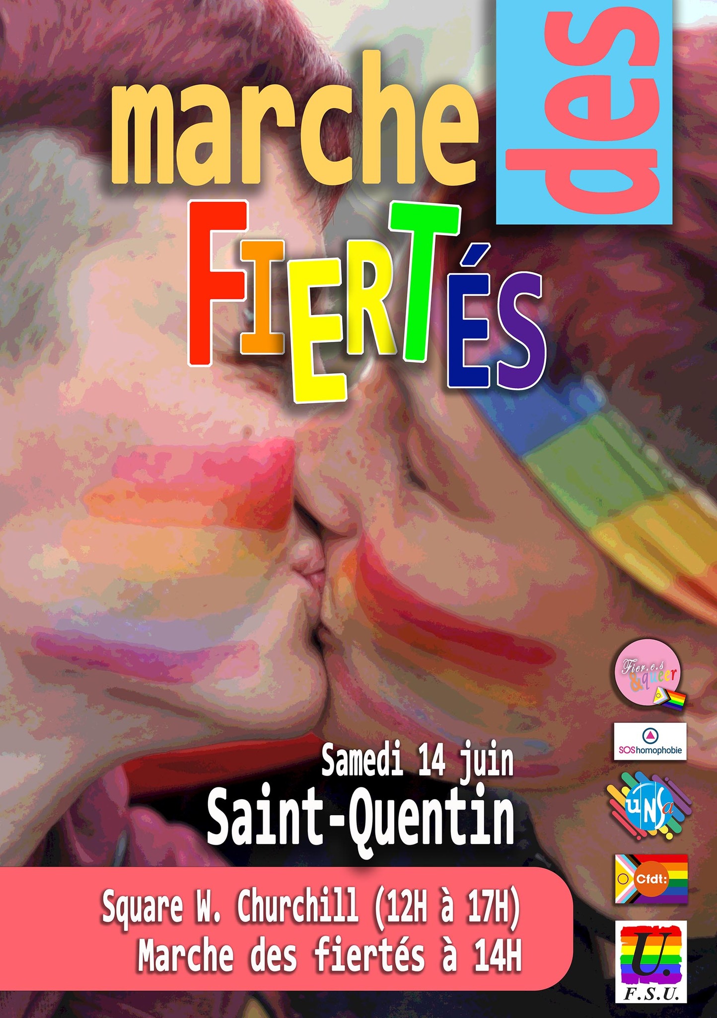 Marche des Fiertés Saint Quentin 2025 • Agenda