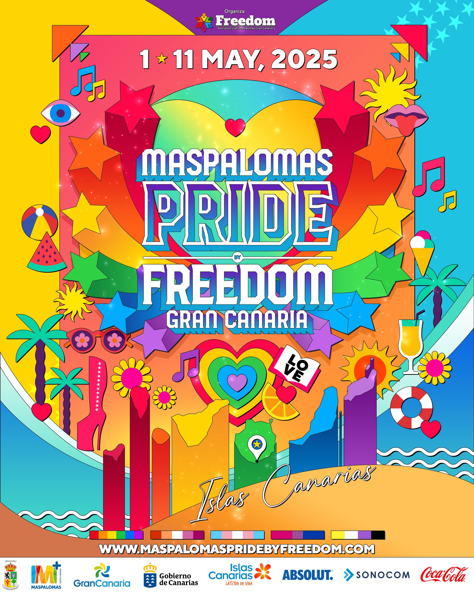 Agenda Maspalomas Pride Freedom