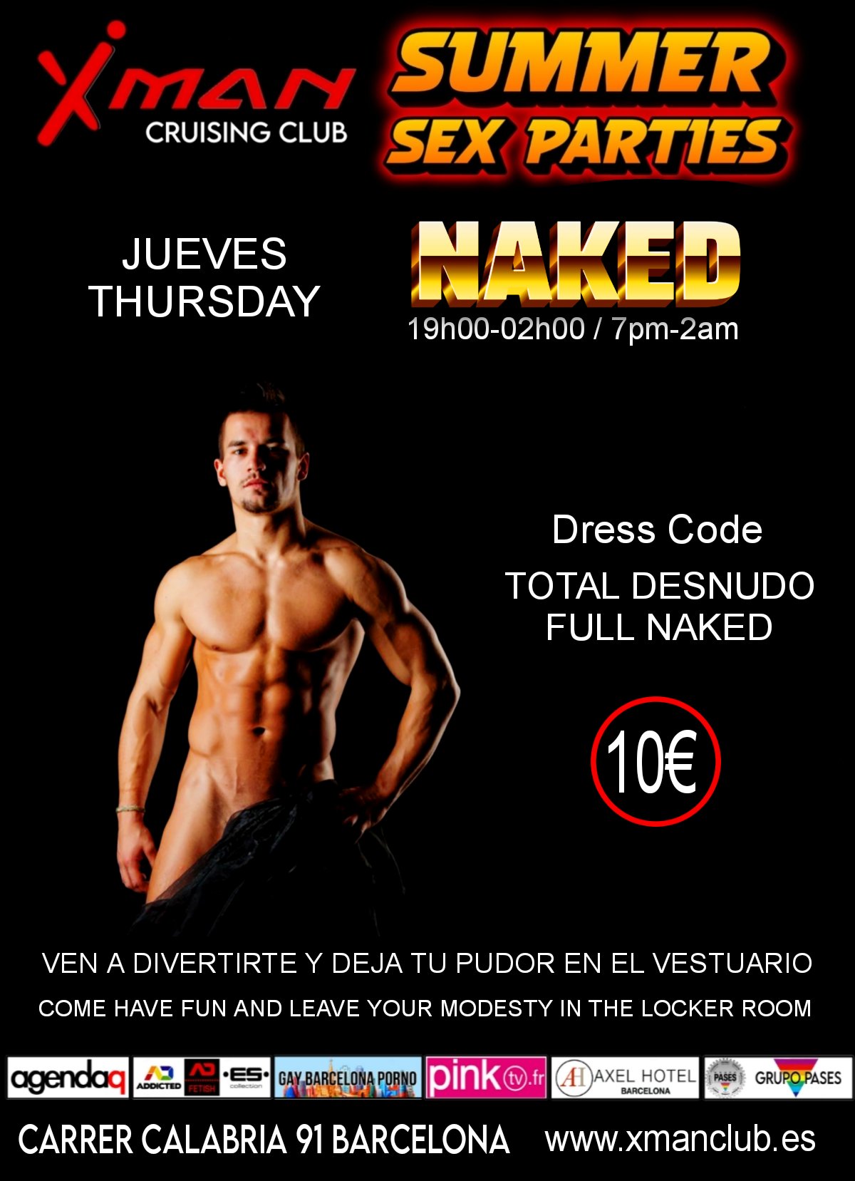 Agenda Naked party