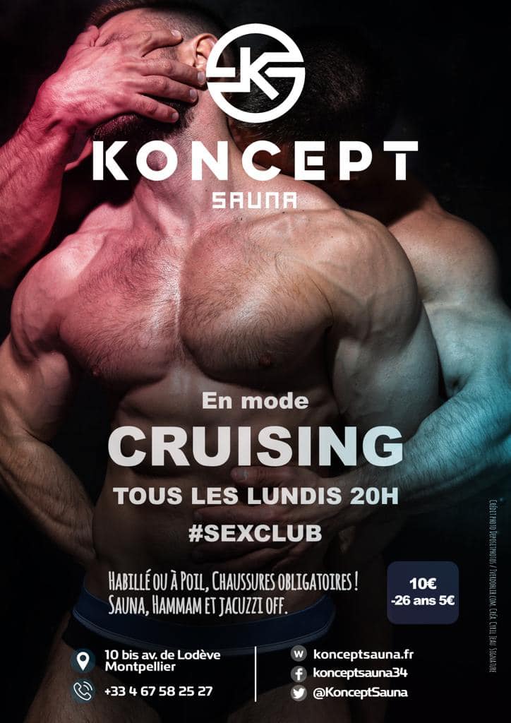 Agenda Ouvert 13h-1h - cruising à partir de 20h