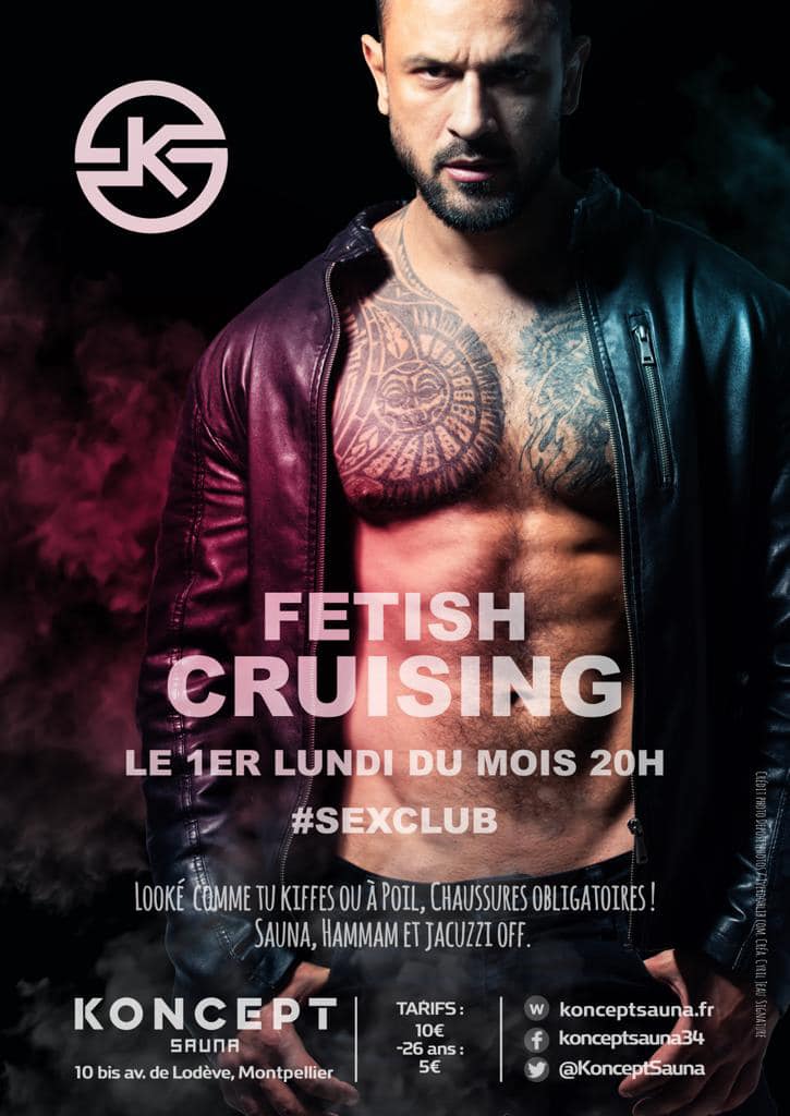 Agenda Ouvert 13h-1h - Fetish cruising à partir de 20h