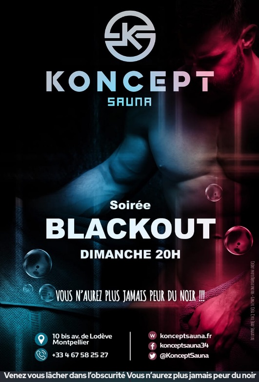 Agenda Ouvert 13h-1h soirée blackout à partir de 20h