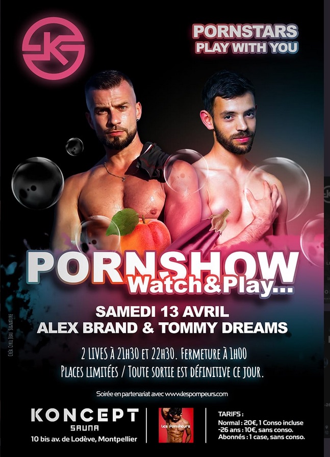 Ouvert 13h-2h - pornshow à partir de 21h30 • Agenda