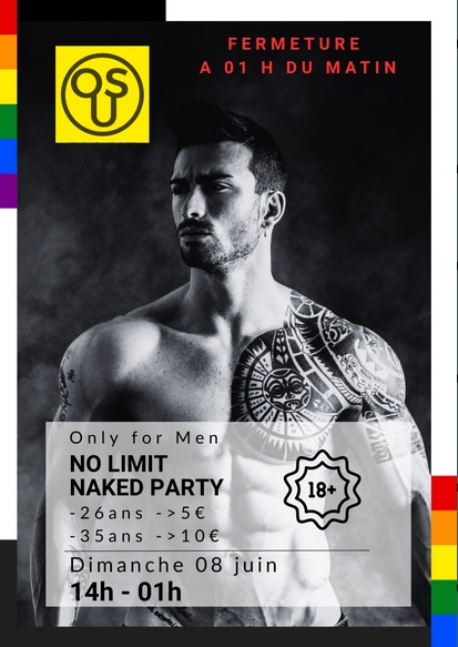 Ouvert 14h-1h- hot naked party dès 20h • Agenda