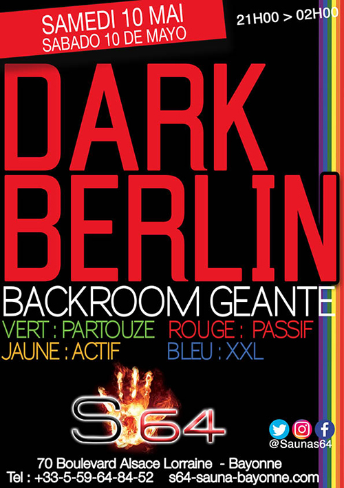 Ouvert 14h-2h - Dark Berlin à partir de 21h • Agenda
