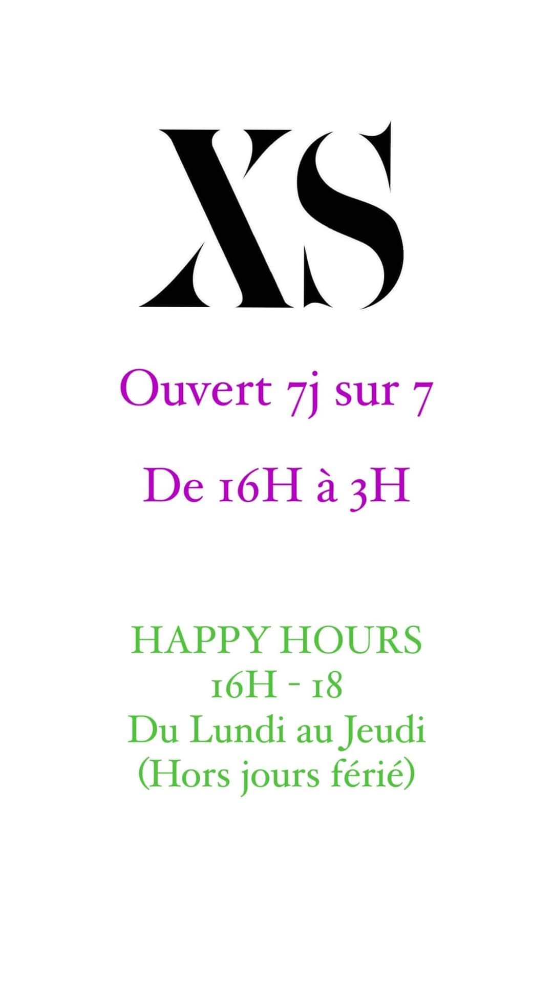 Ouvert 16h-3h • Agenda