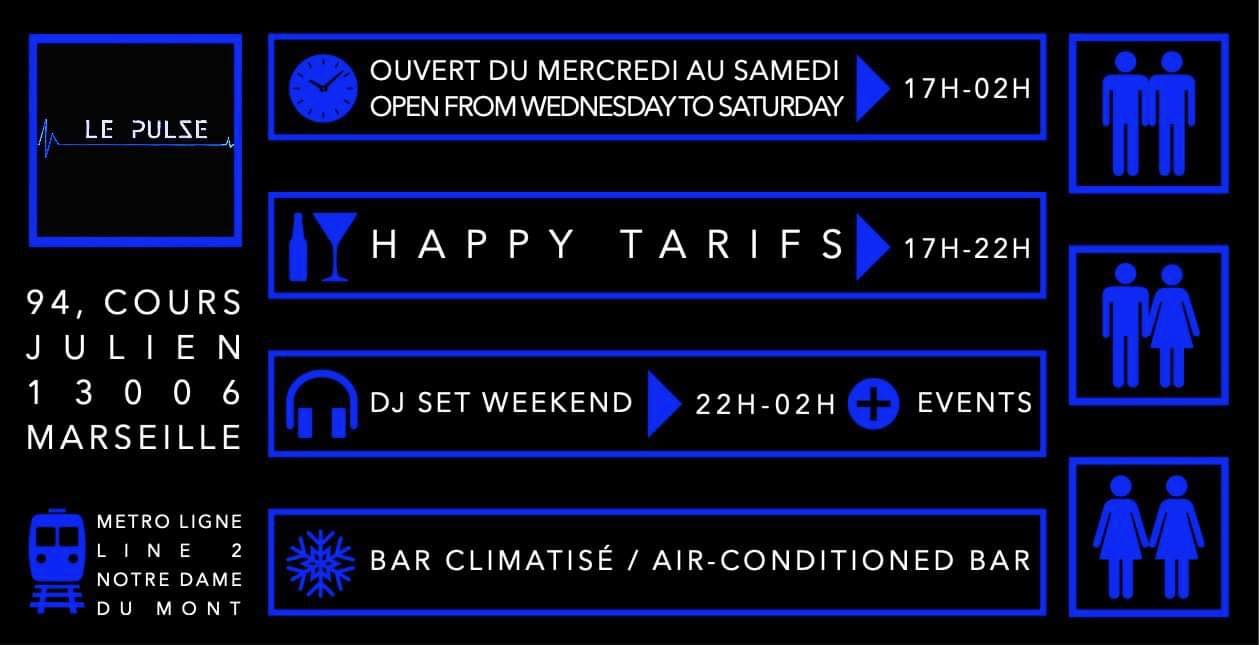 Ouvert 17h-2h • Agenda